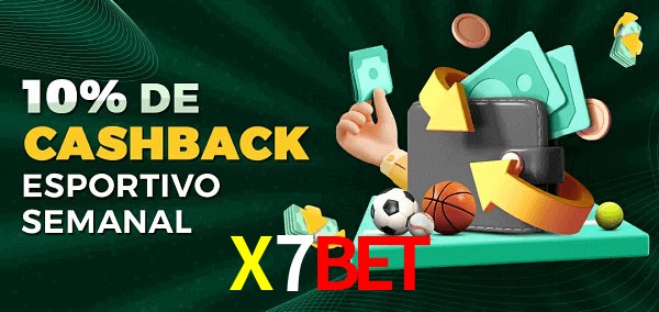 10% de bônus de cashback na X7BET