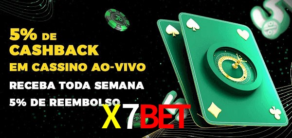 Promoções do cassino ao Vivo X7BET